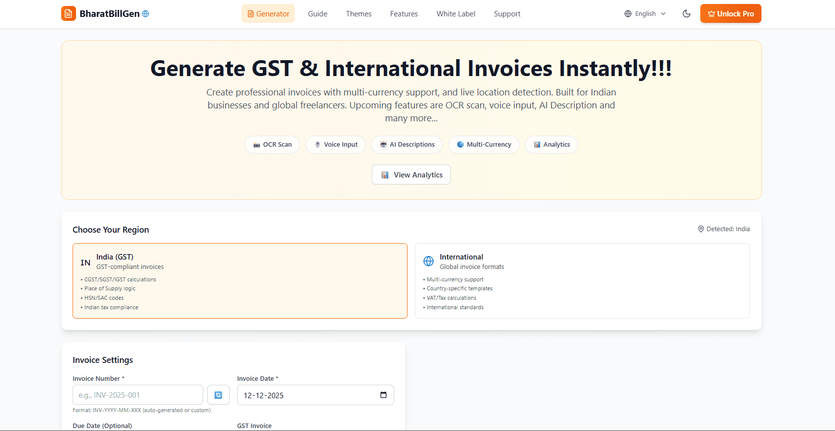 Bharat Bill Generator